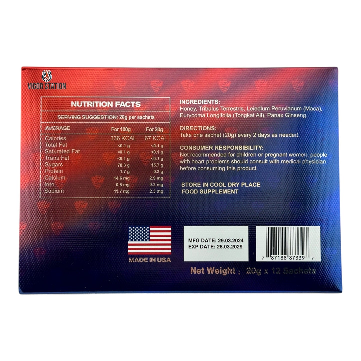 American Royal Honey – 12 Pack