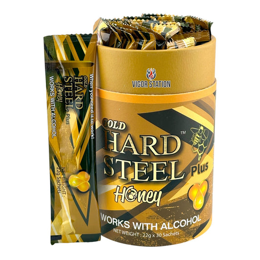 Gold Hard Steel Plus Honey – 30 Pack
