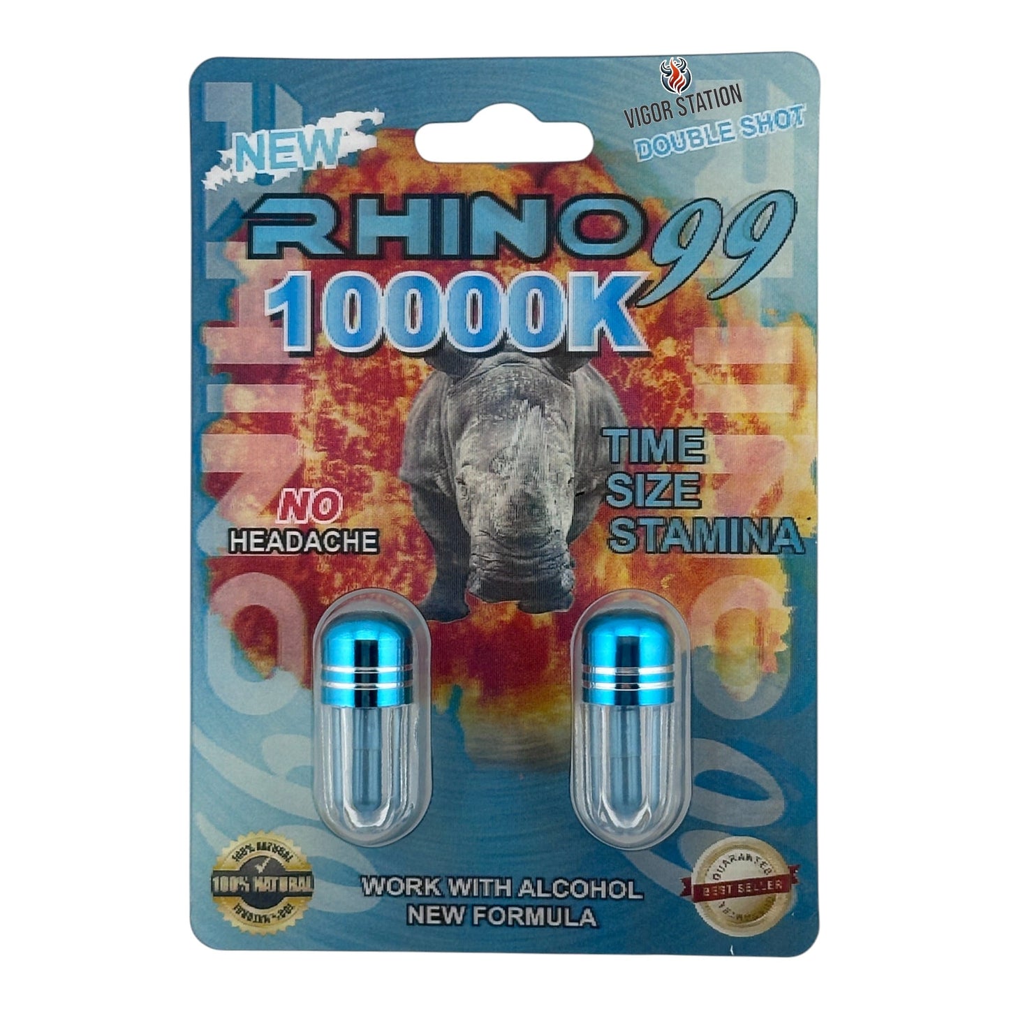 Rhino 99 10000K Twin Pack – 2 Pills