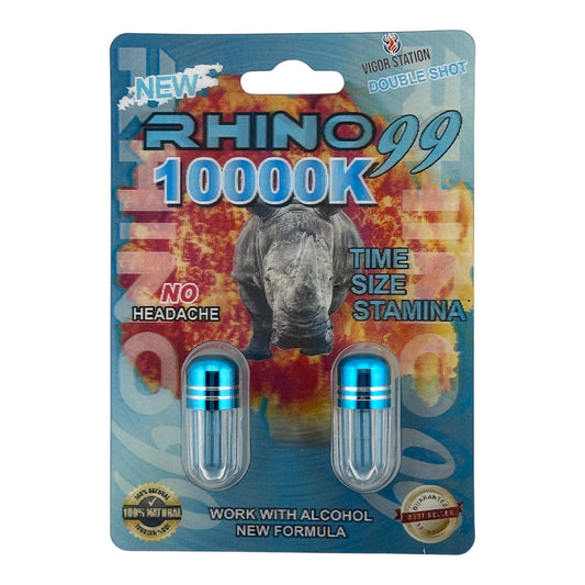 Rhino 99 10000K Twin Pack – 2 Pills