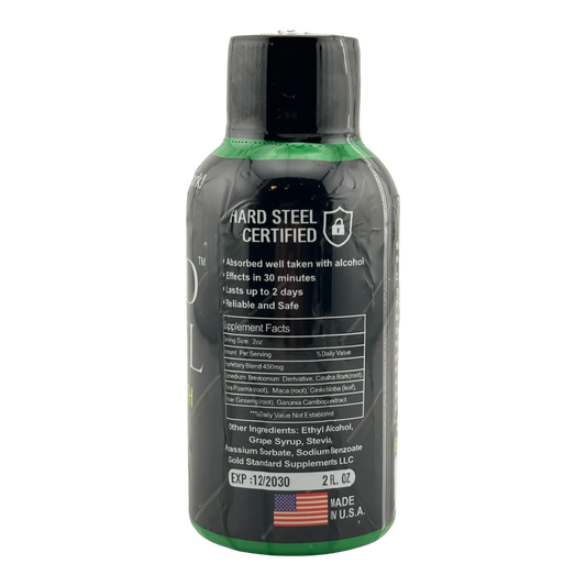 Hard Steel Liquid Shot – 2oz