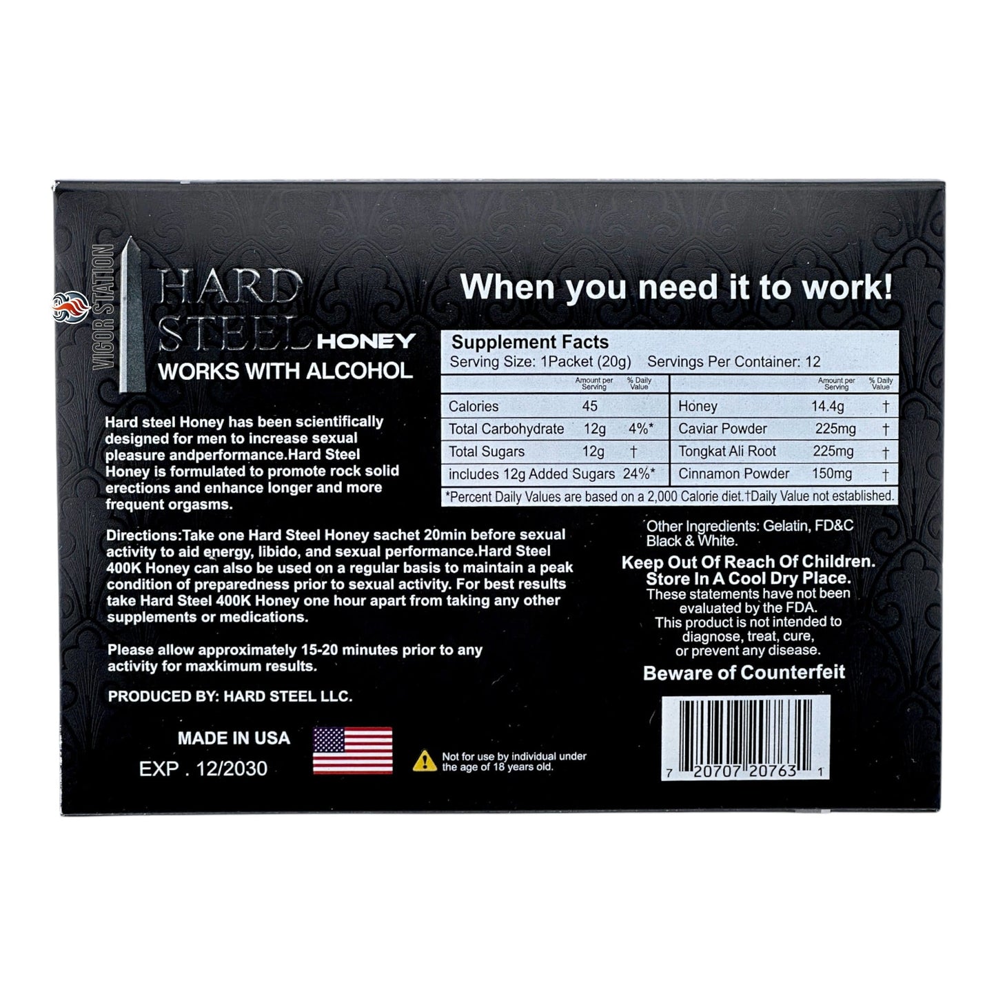 Hard Steel Honey – 12 Pack