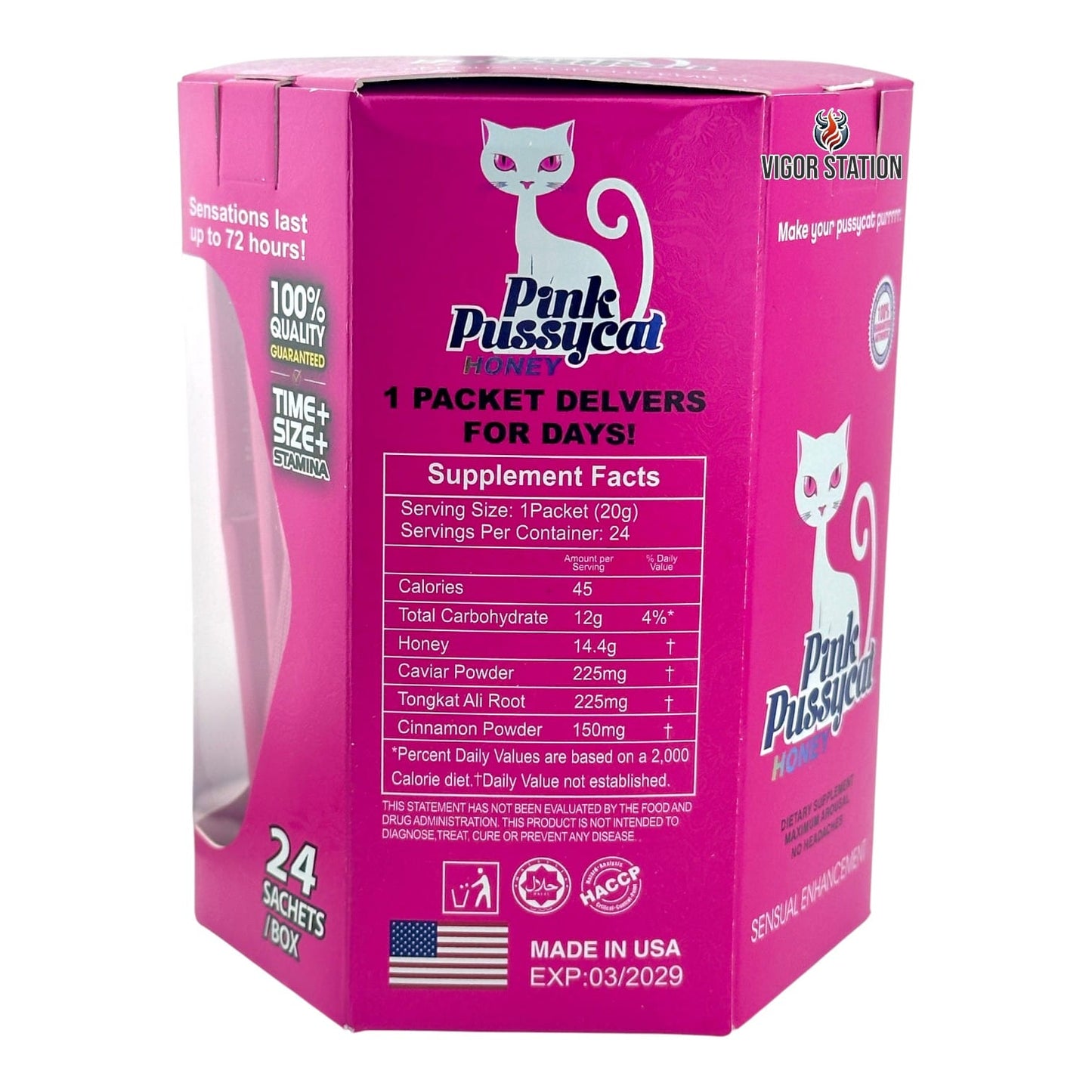 Pink Pussycat Honey – 24 Pack