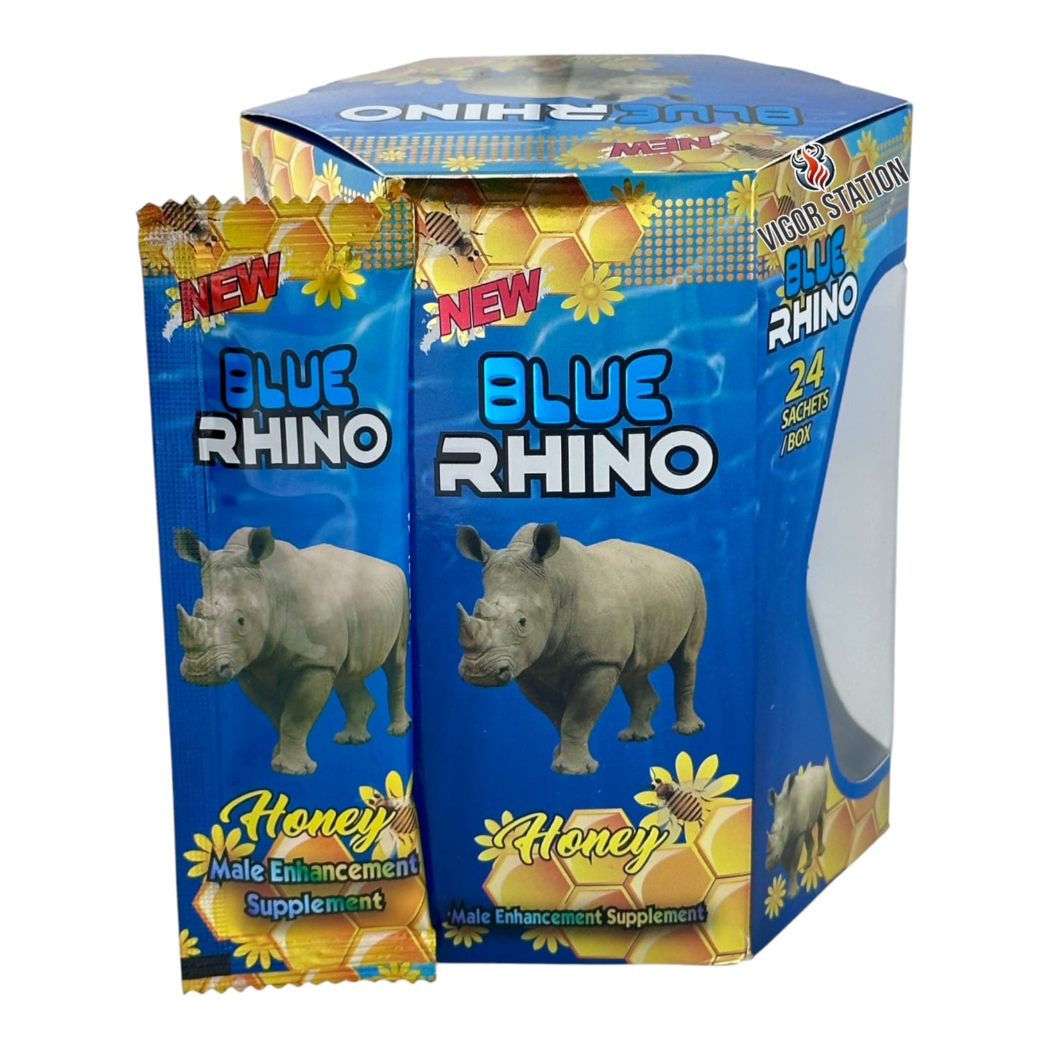 Blue Rhino Honey – 24 Pack