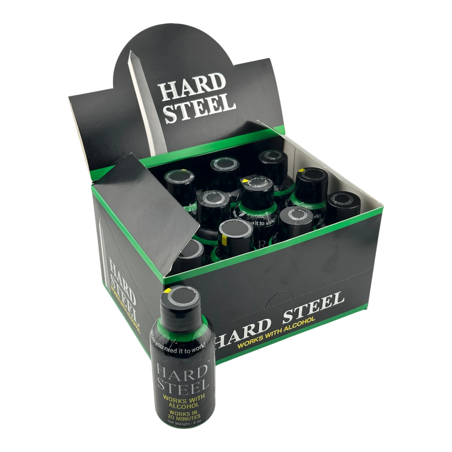 Hard Steel Liquid Shot – 2oz