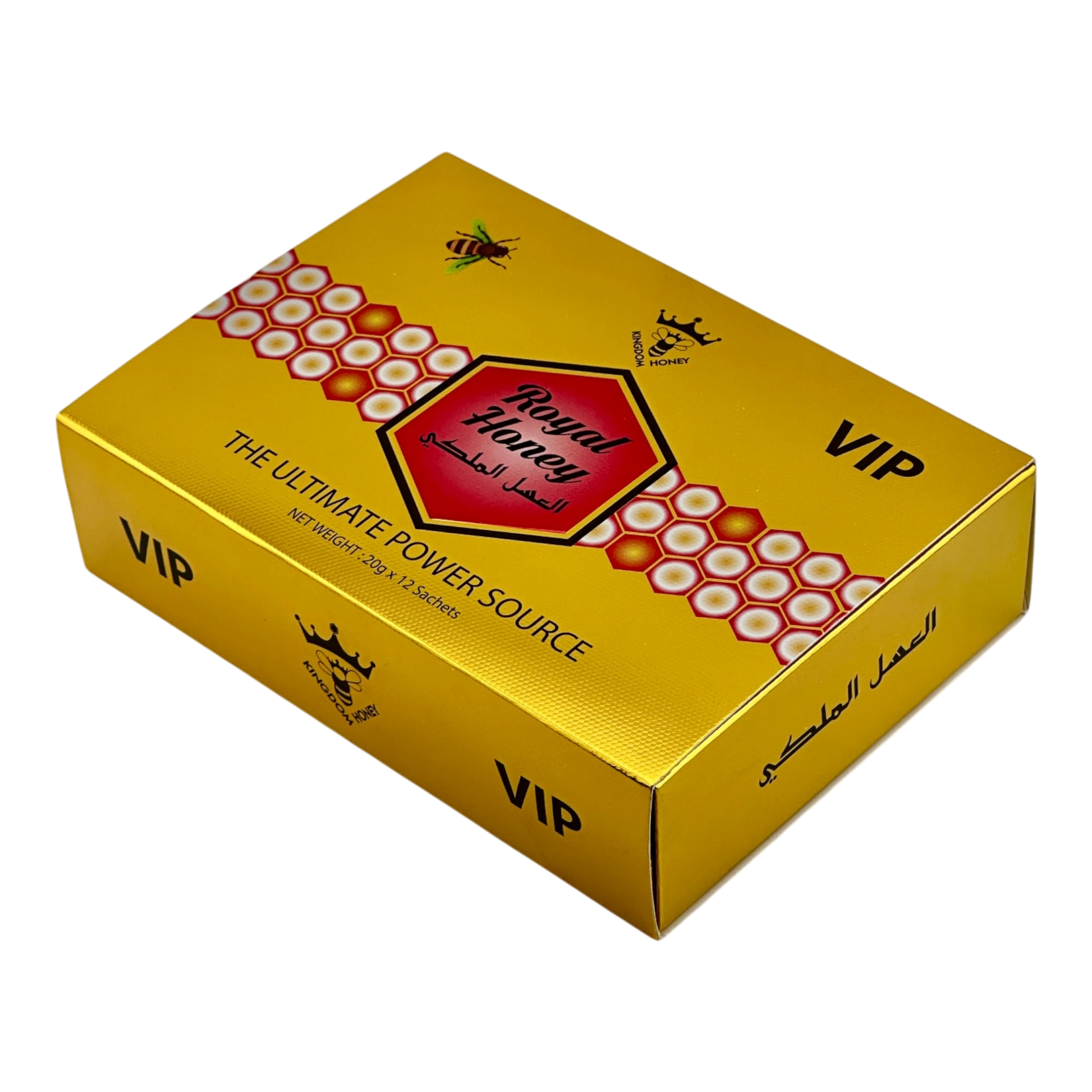 Royal Honey Packs – 12 Sachets (20g each)