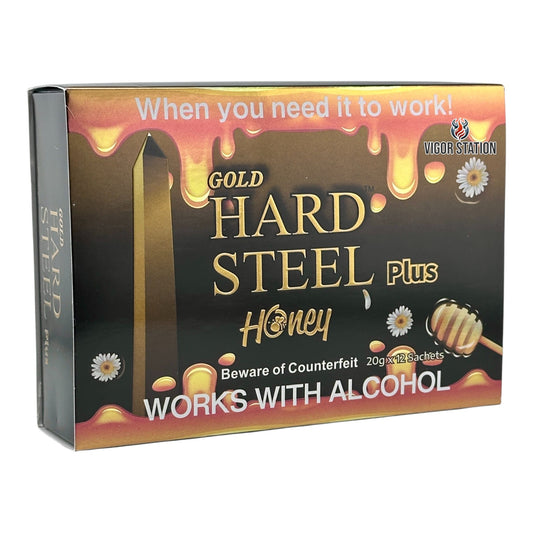 Gold Hard Steel Plus Honey – 12 Pack
