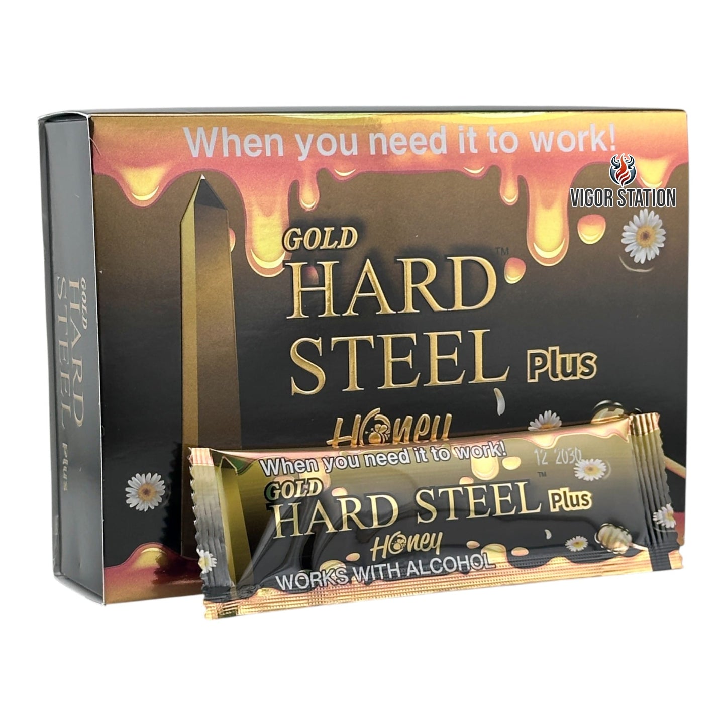 Gold Hard Steel Plus Honey – 12 Pack