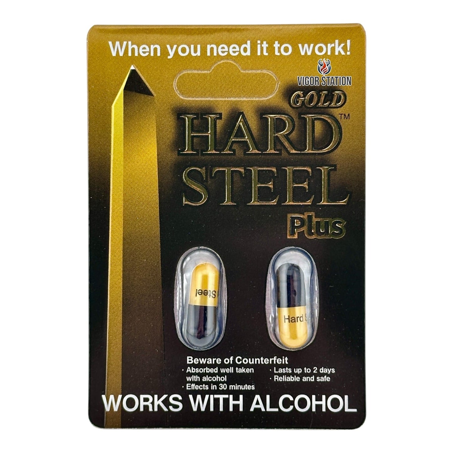 Hard Steel Plus Pill – 2 Capsules