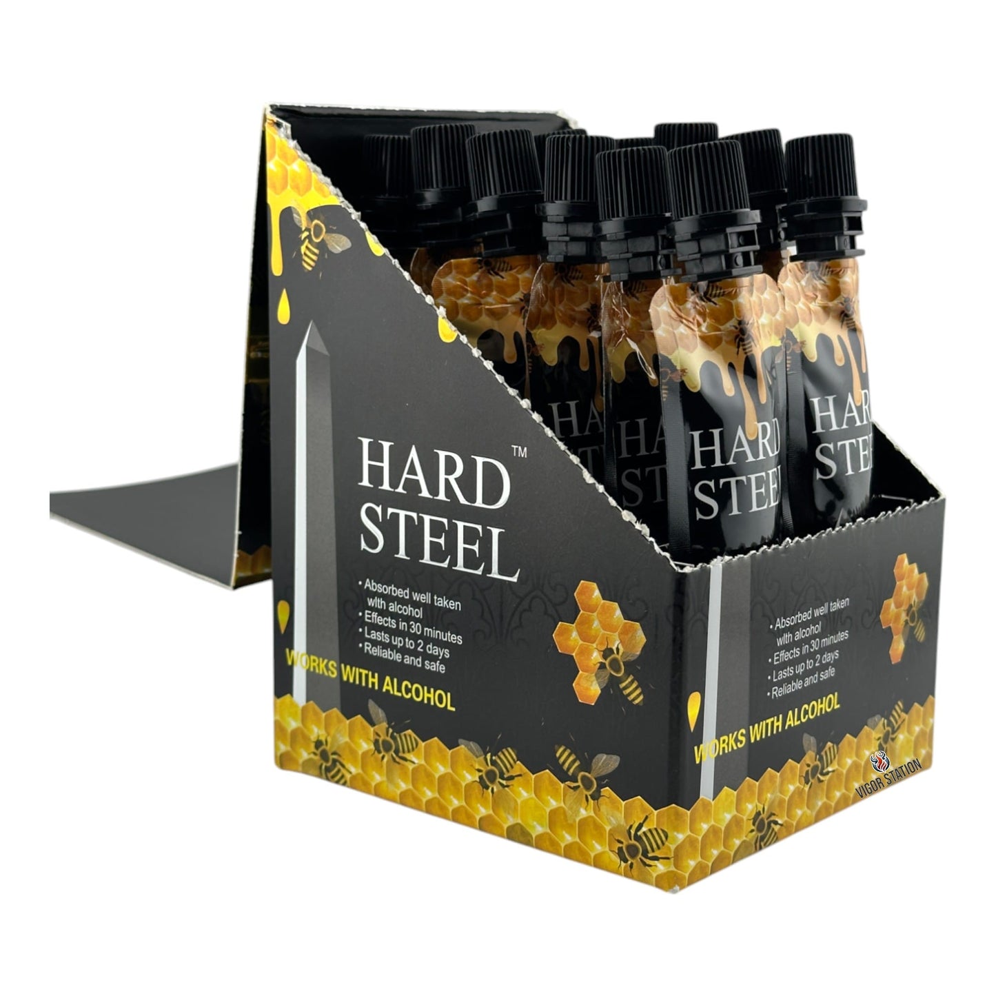 Hard Steel Honey – 12 Pouches
