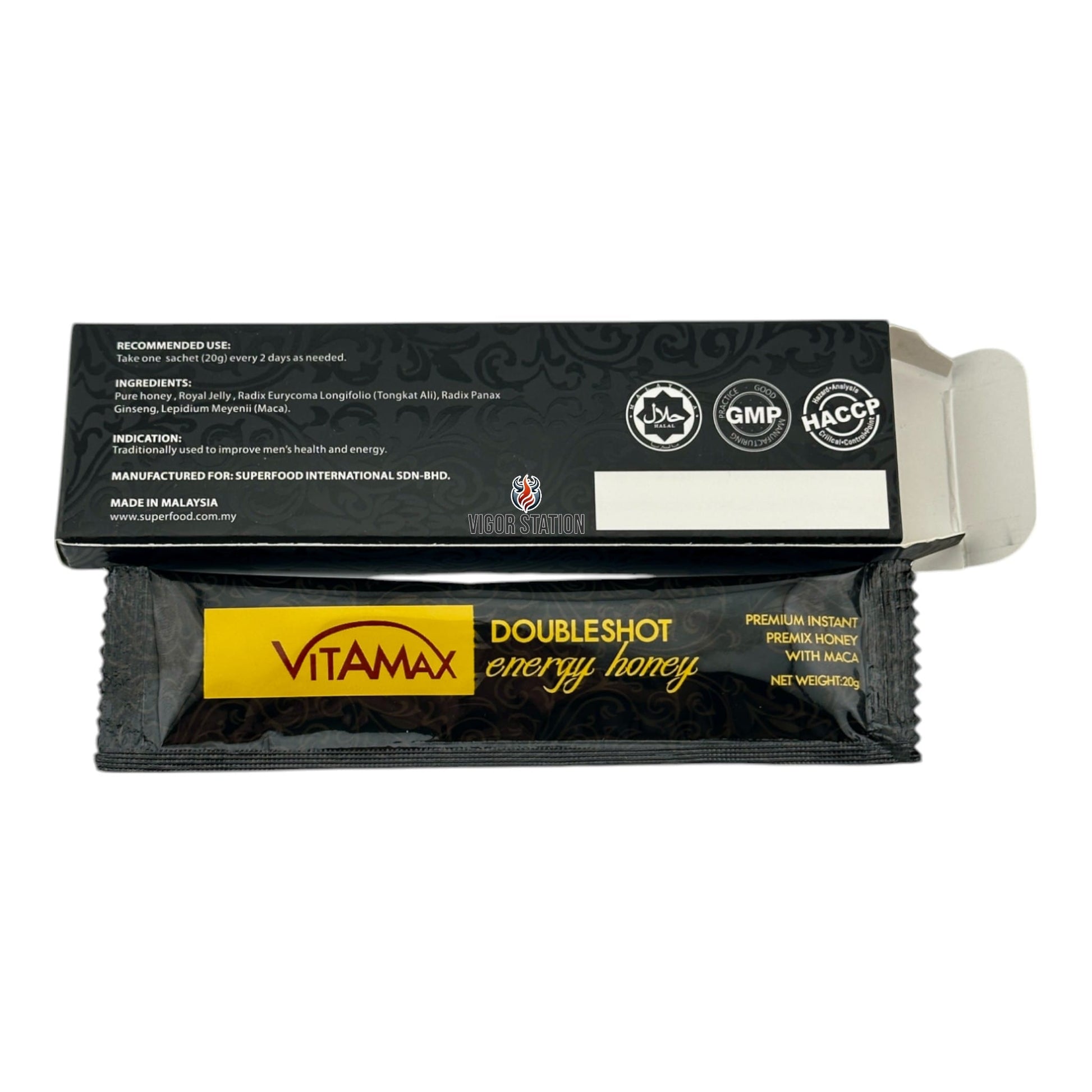 Vitamax Doubleshot Energy Honey – 10 Pack