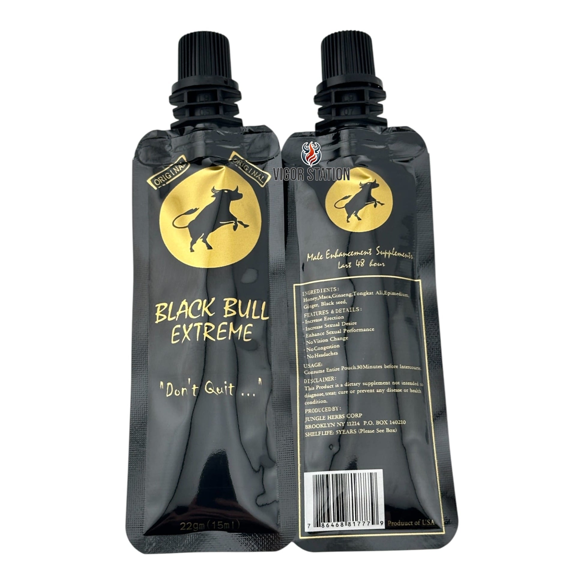 Black Bull Extreme Honey – 12 Pouches