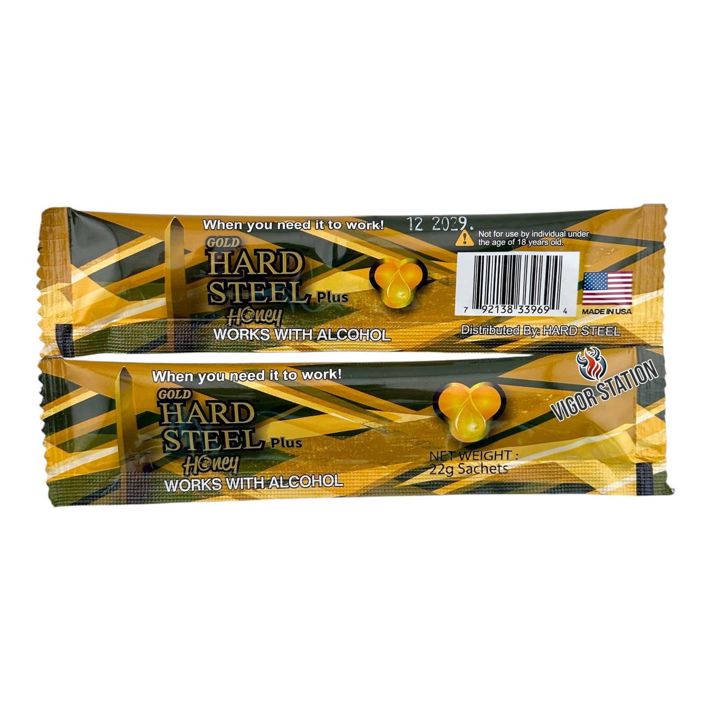 Gold Hard Steel Plus Honey – 30 Pack