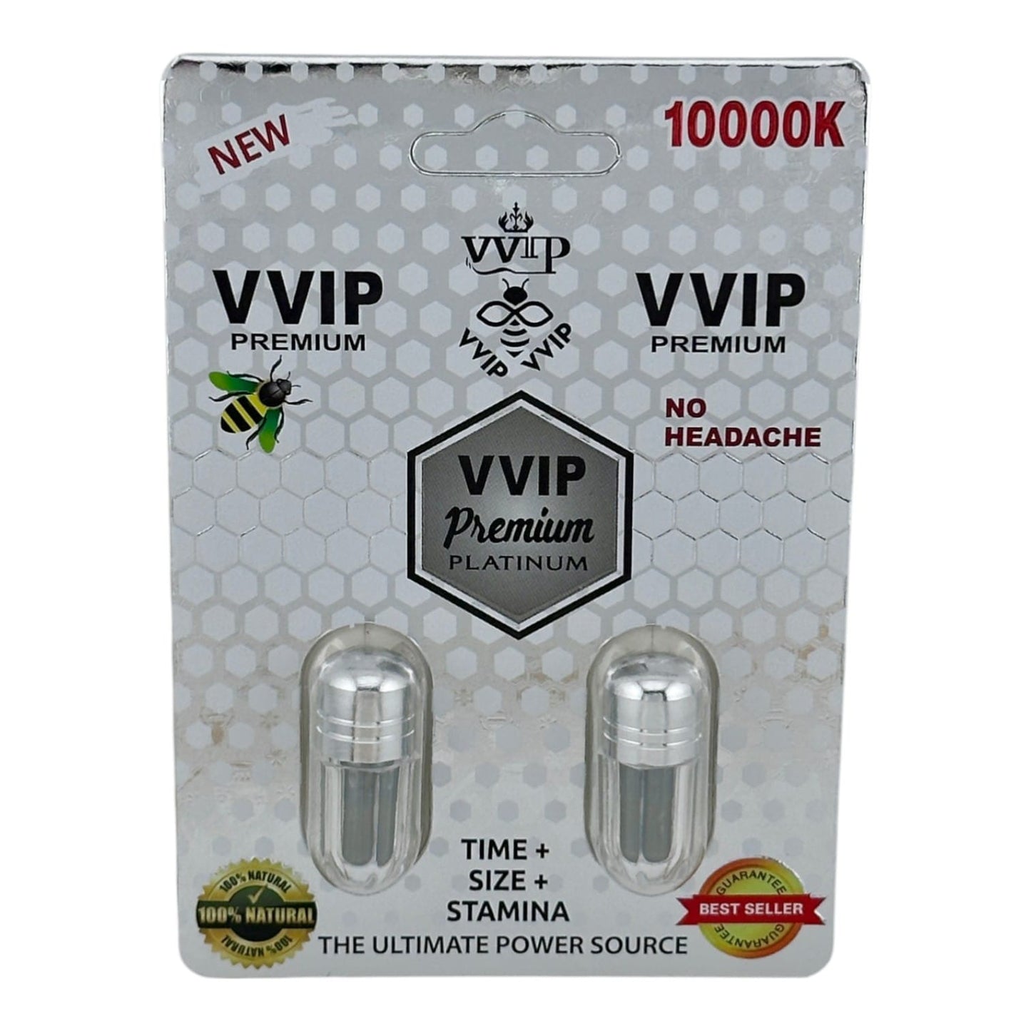 VVIP Platinum 10000K Twin Pack – 2 Pills