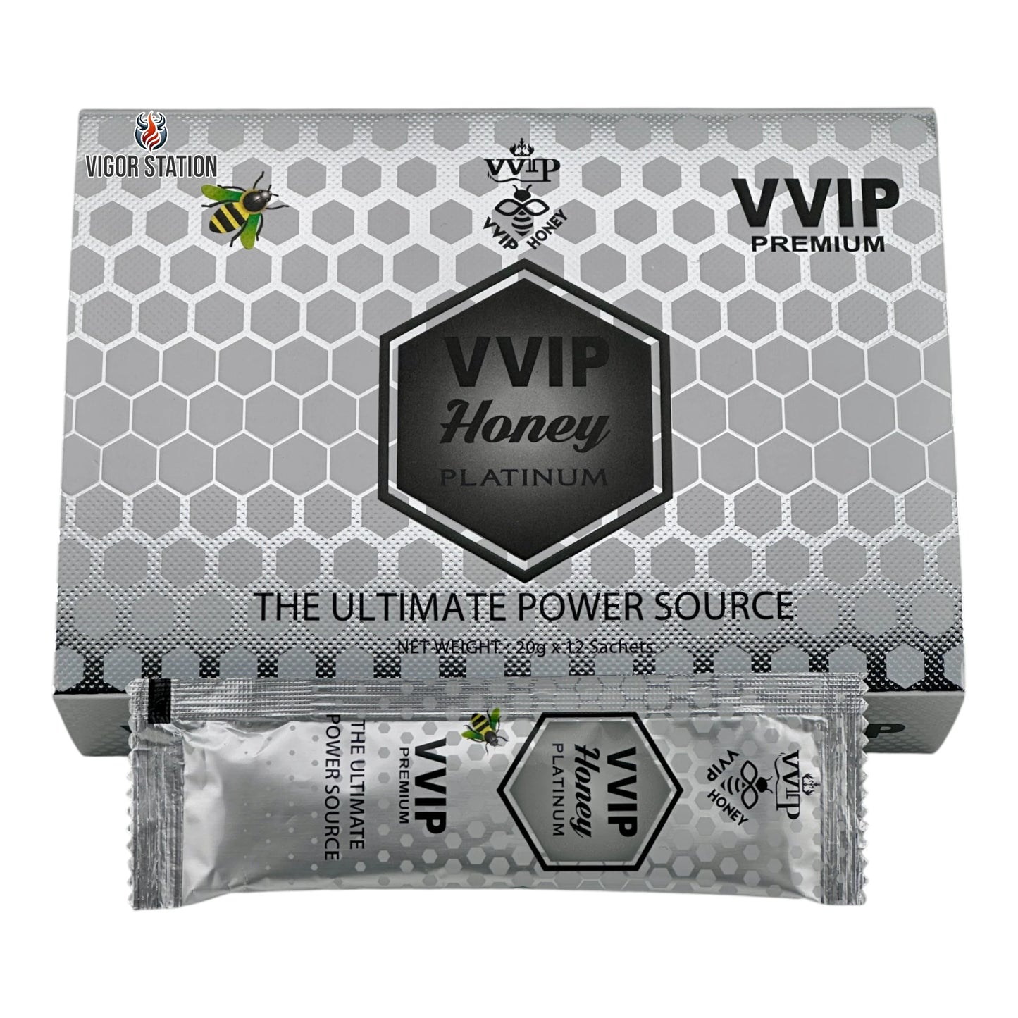 VVIP Platinum Honey – 12 Pack