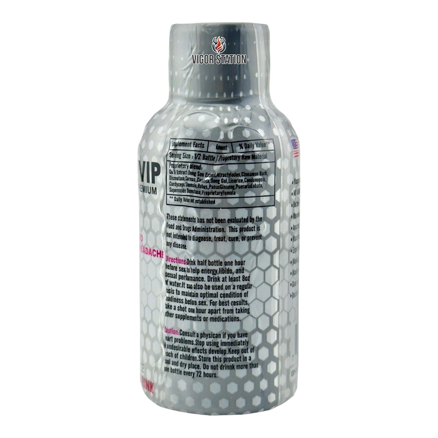 VVIP Platinum Liquid Shot – 2oz