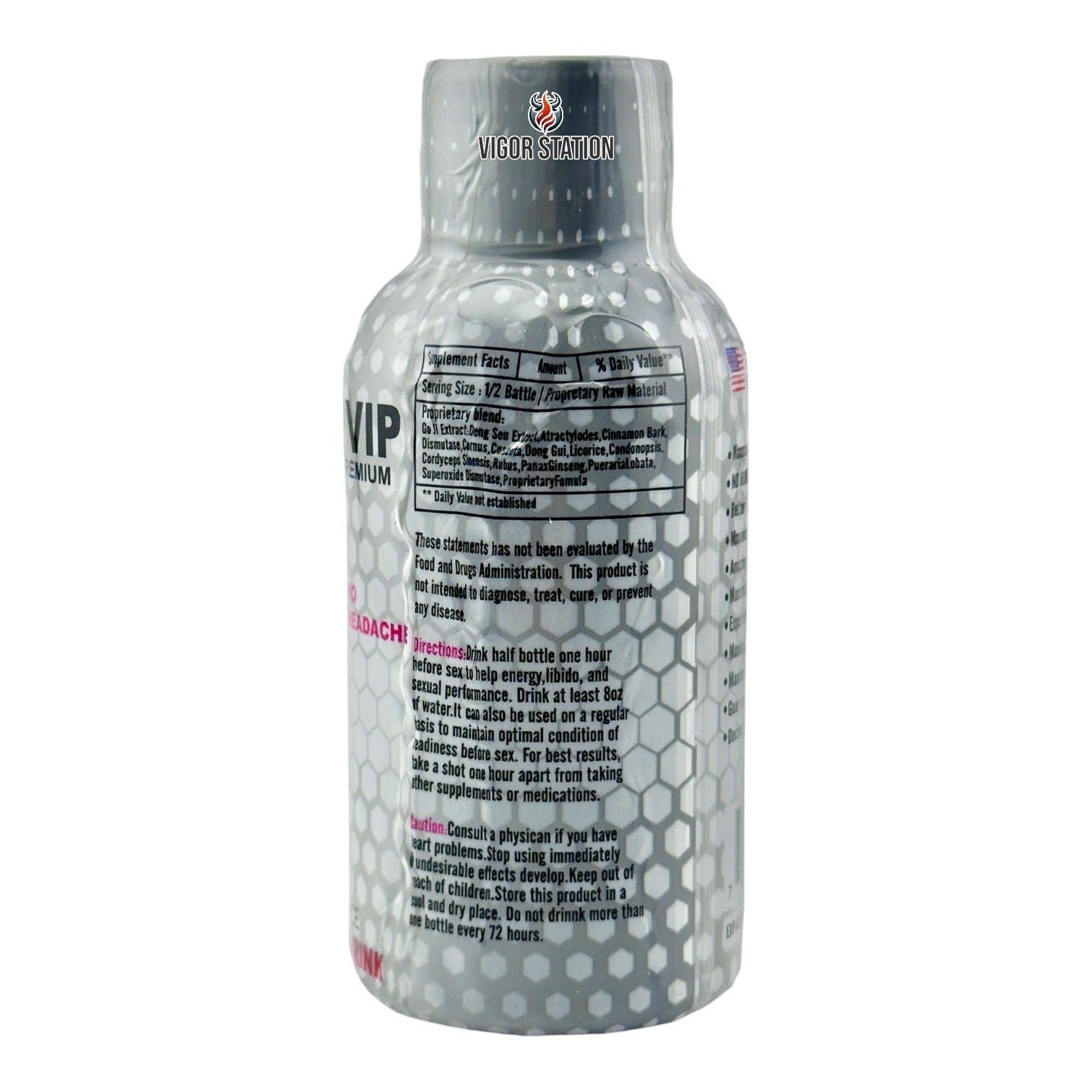 VVIP Platinum Liquid Shot – 2oz