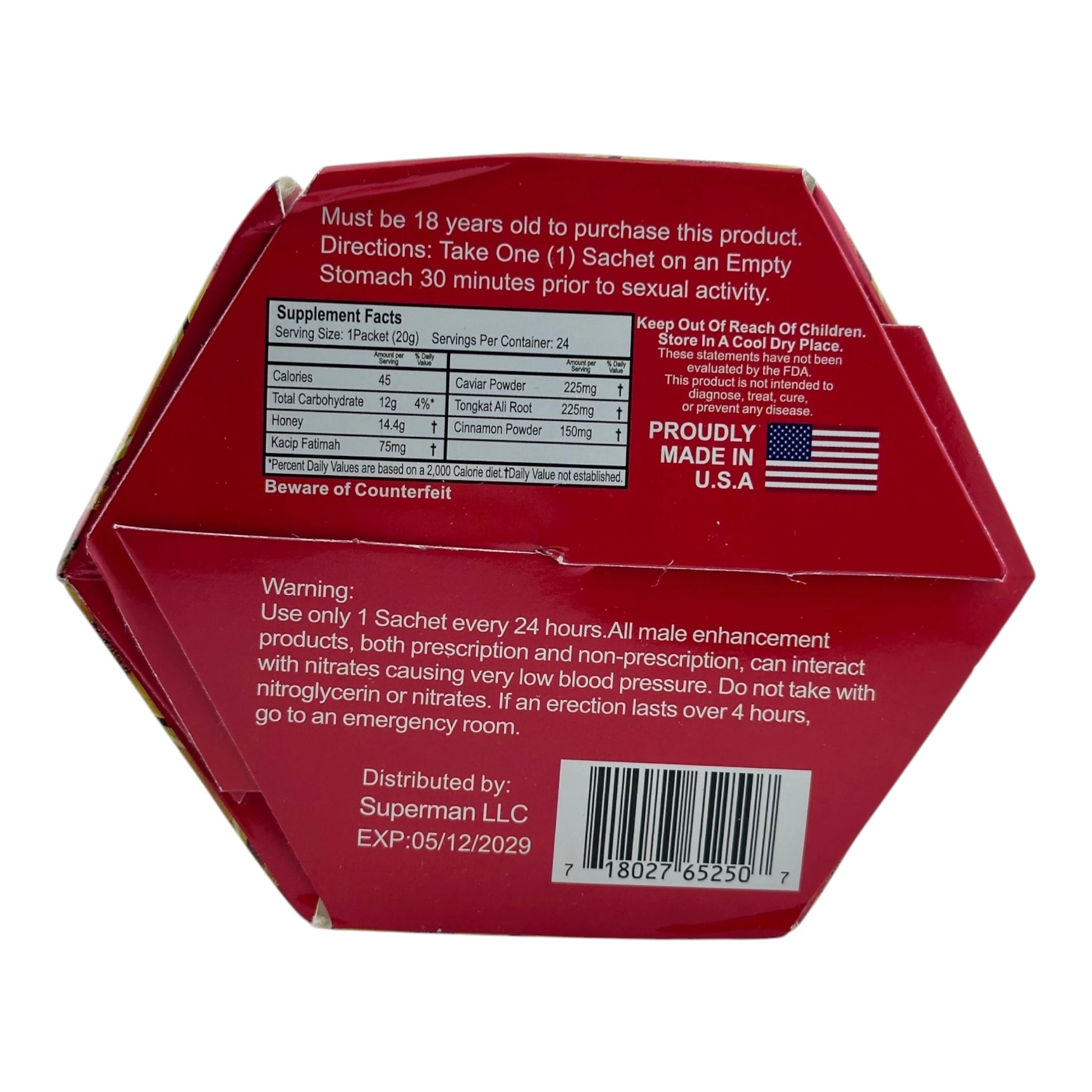 Zoom Superman Honey – 24 Pack